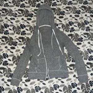 Aeropostale zip up Sweater gray